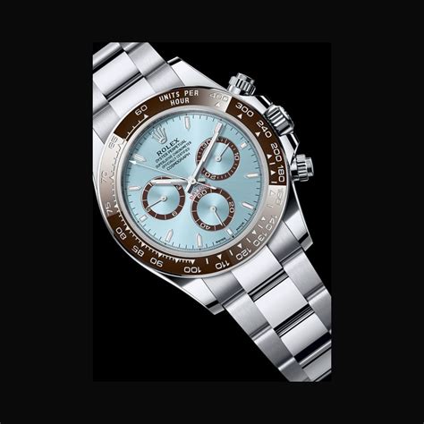 rolex daytona fond bleu|Montre Rolex Cosmograph Daytona : platine .